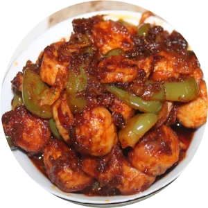 Chicken Sausage Chilly