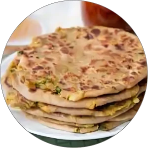 Kodo ko Ata ko Alu Paratha