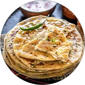 Kodo ko Ata ko Paneer Paratha