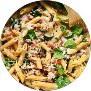 Penny Pasta (White & Red Sause)